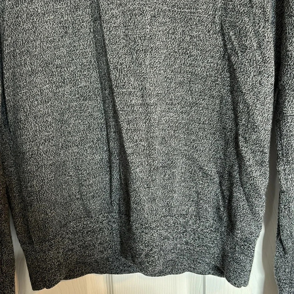 Fairlane men’s gray 100% merino wool quarter zip sweater size medium - Picture 3 of 8